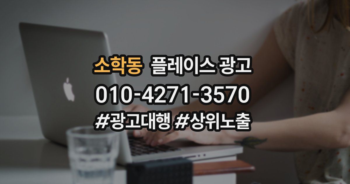 소학동 플레이스 광고