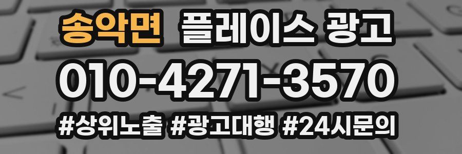 송악면 플레이스 광고