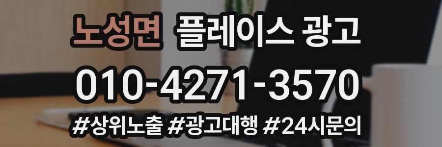 노성면 플레이스 광고