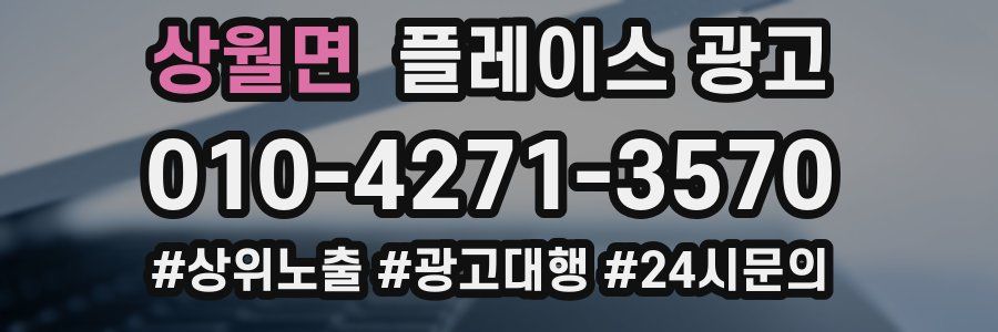 상월면 플레이스 광고