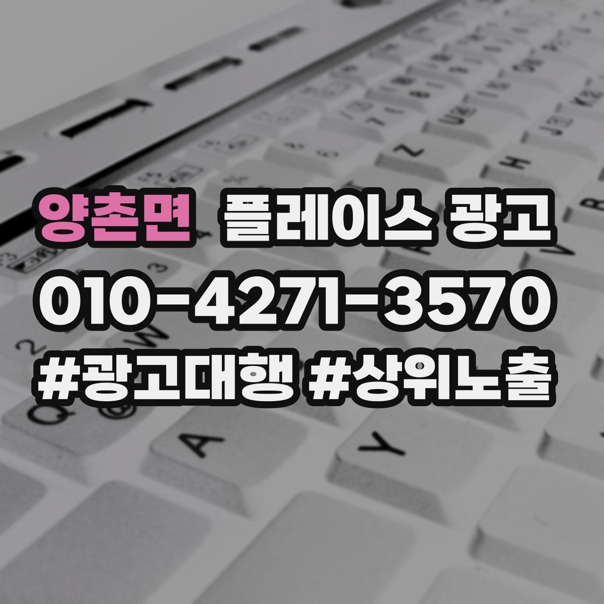 양촌면 플레이스 광고 연락처가 여러 개일 때 정리 기준