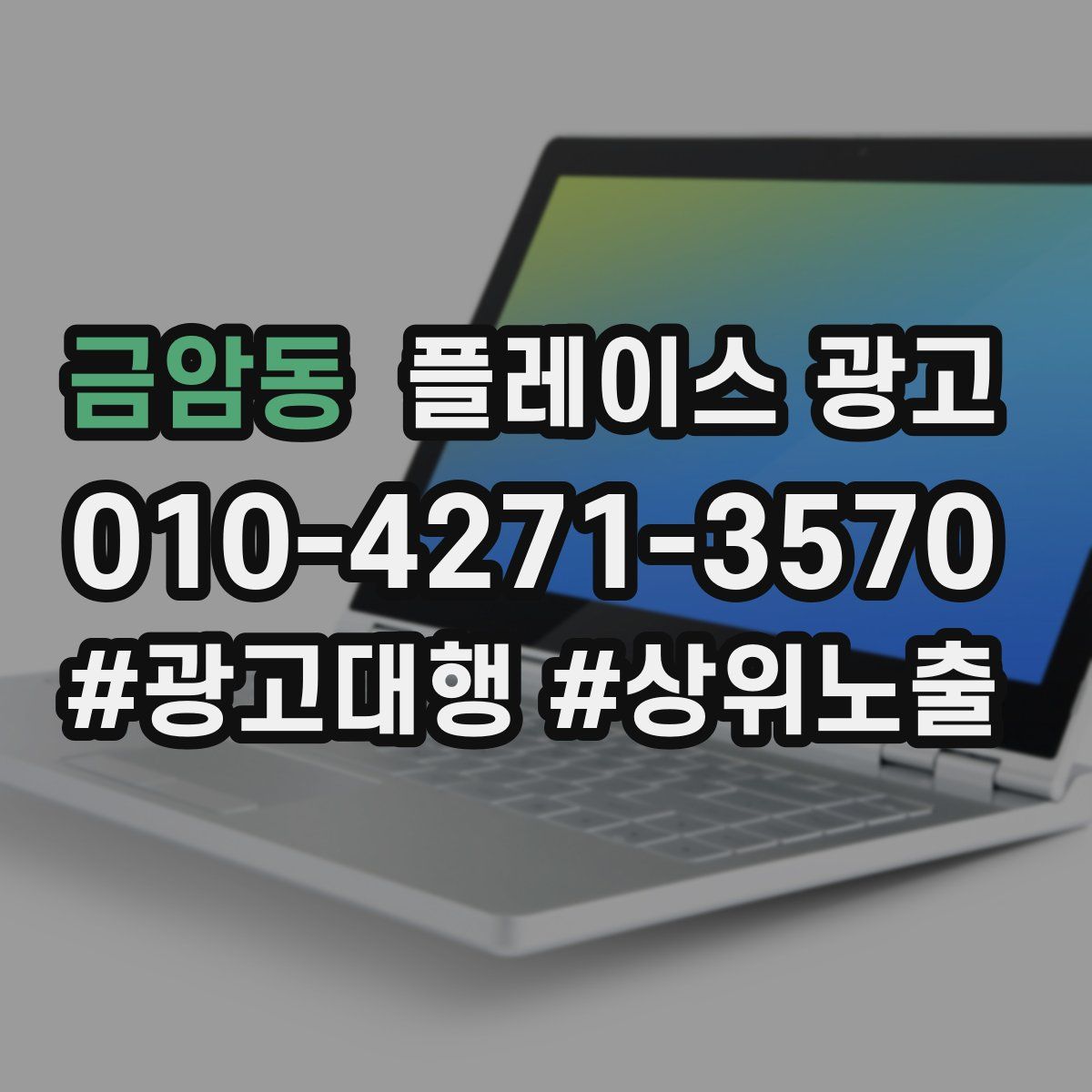 금암동 플레이스 광고