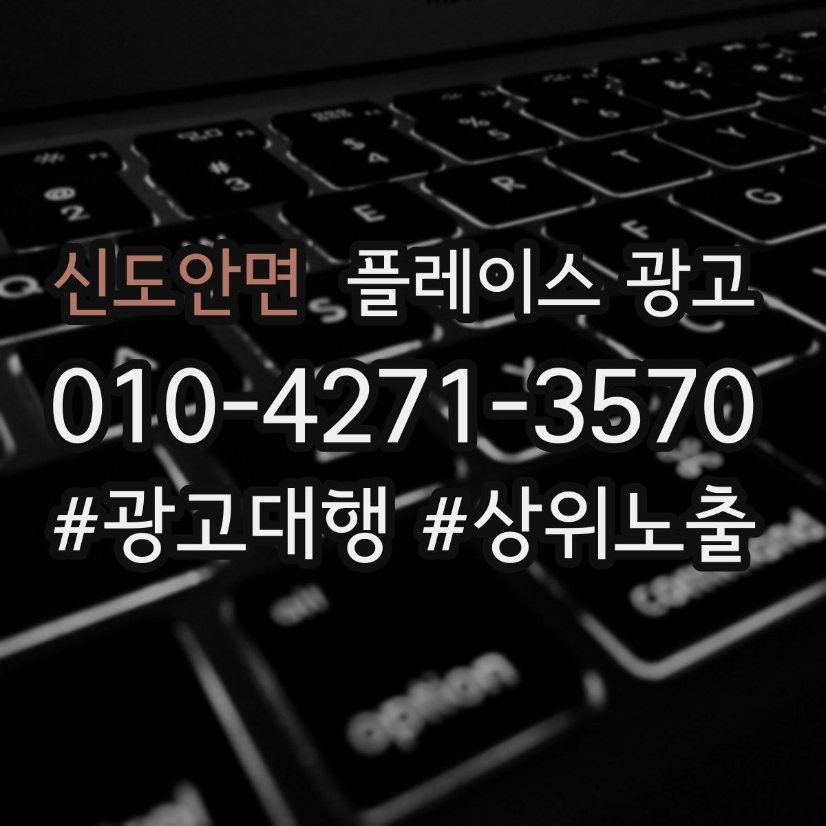 신도안면 플레이스 광고