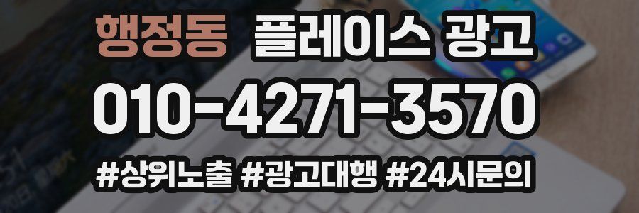 행정동 플레이스 광고