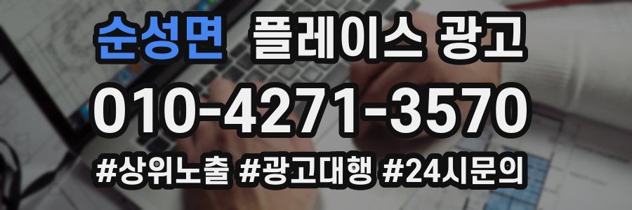 순성면 플레이스 광고