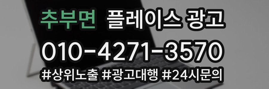 추부면 플레이스 광고