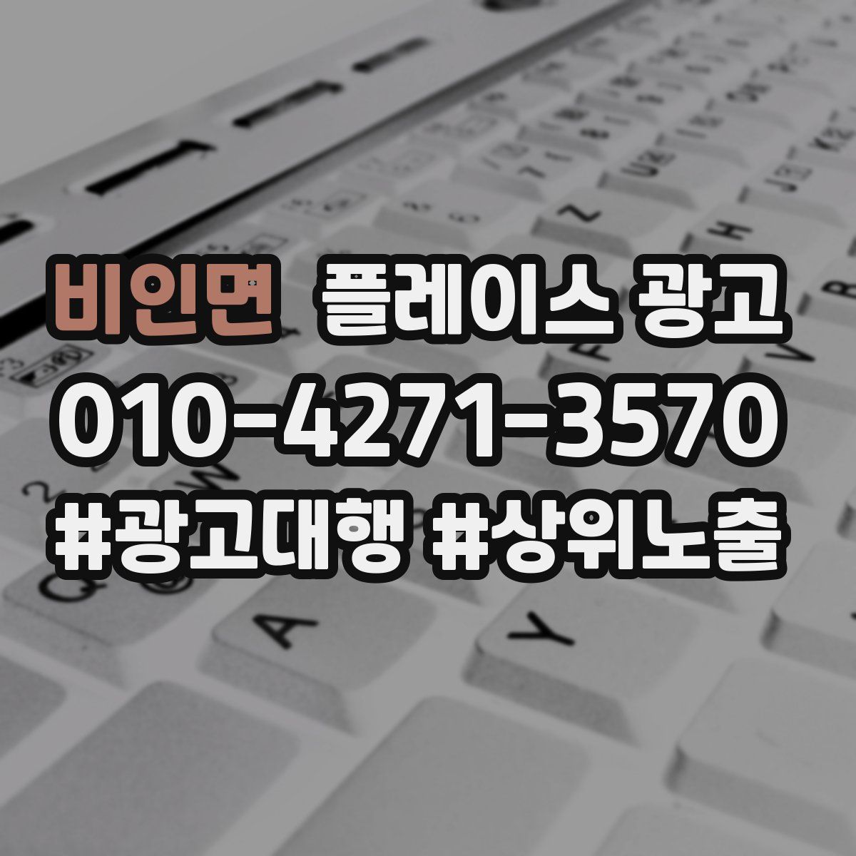 비인면 플레이스 광고