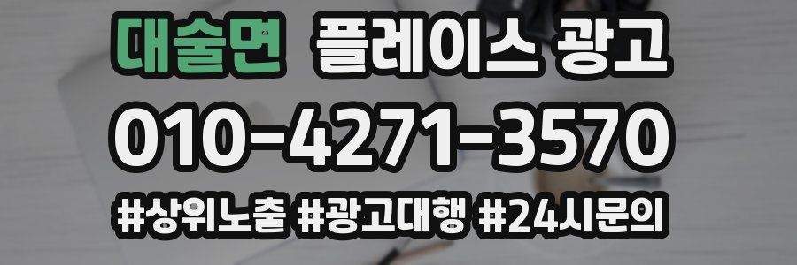 대술면 플레이스 광고