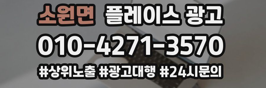 소원면 플레이스 광고