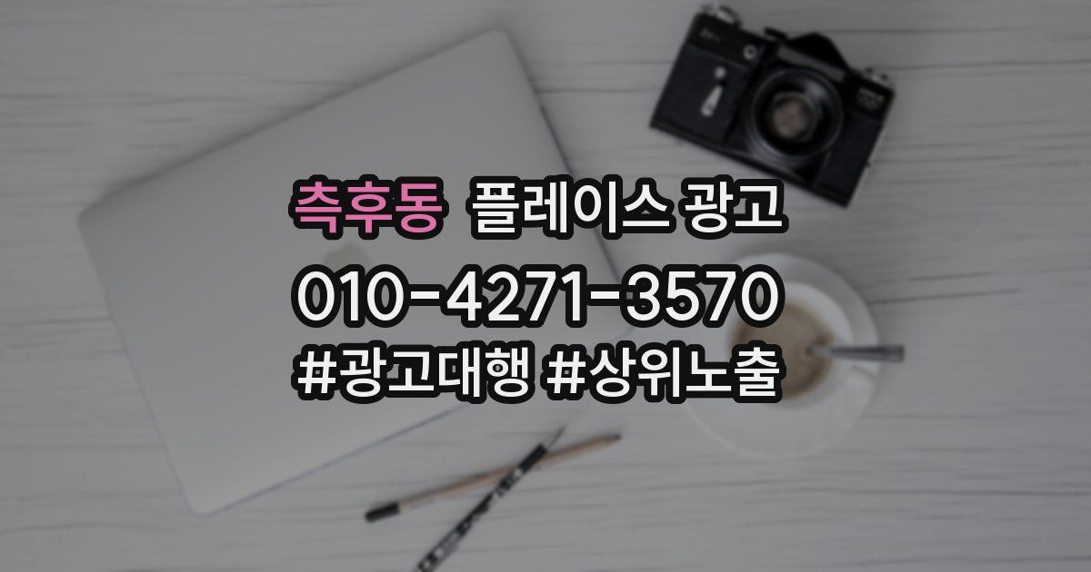 측후동 플레이스 광고