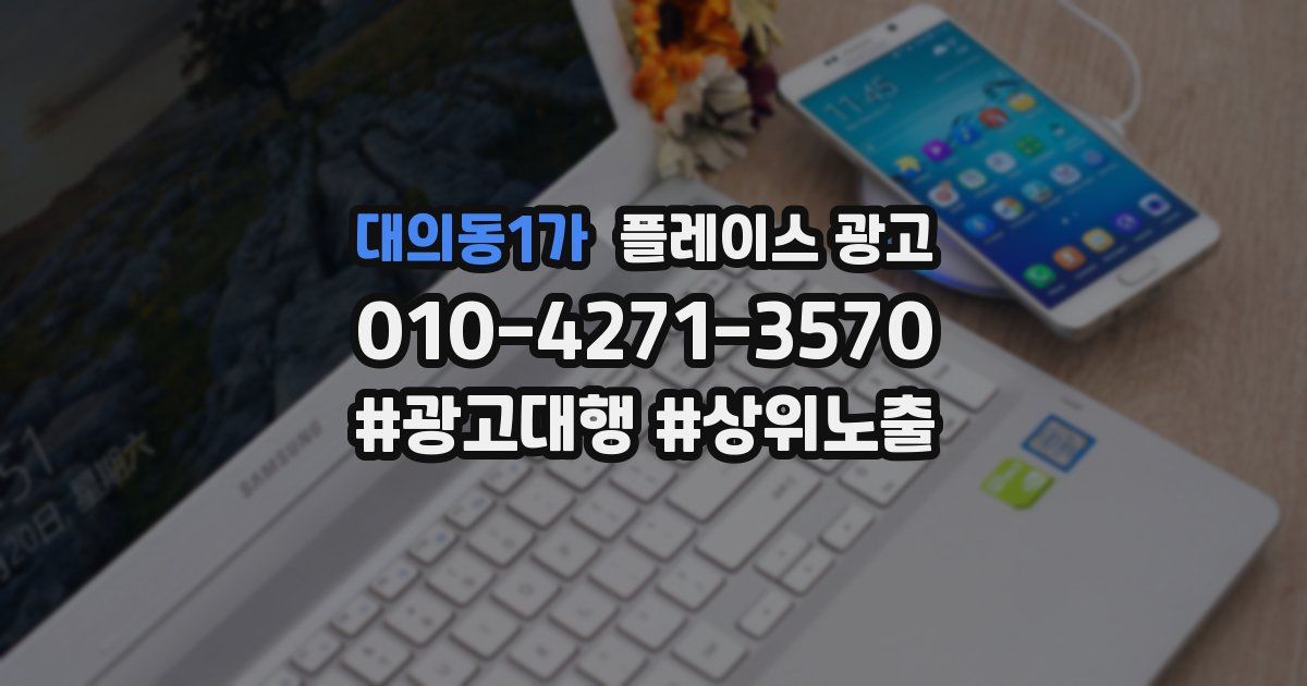 대의동1가 플레이스 광고