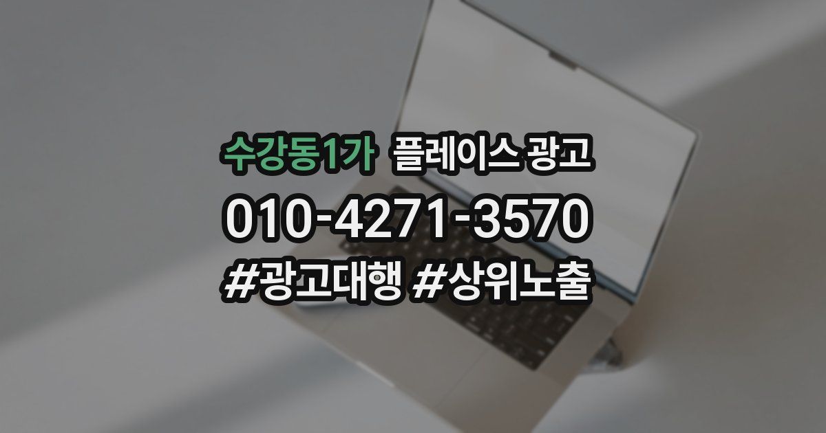 수강동1가 플레이스 광고
