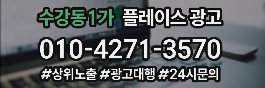 수강동1가 플레이스 광고