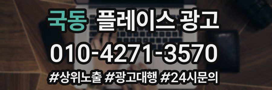 국동 플레이스 광고