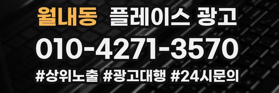 월내동 플레이스 광고