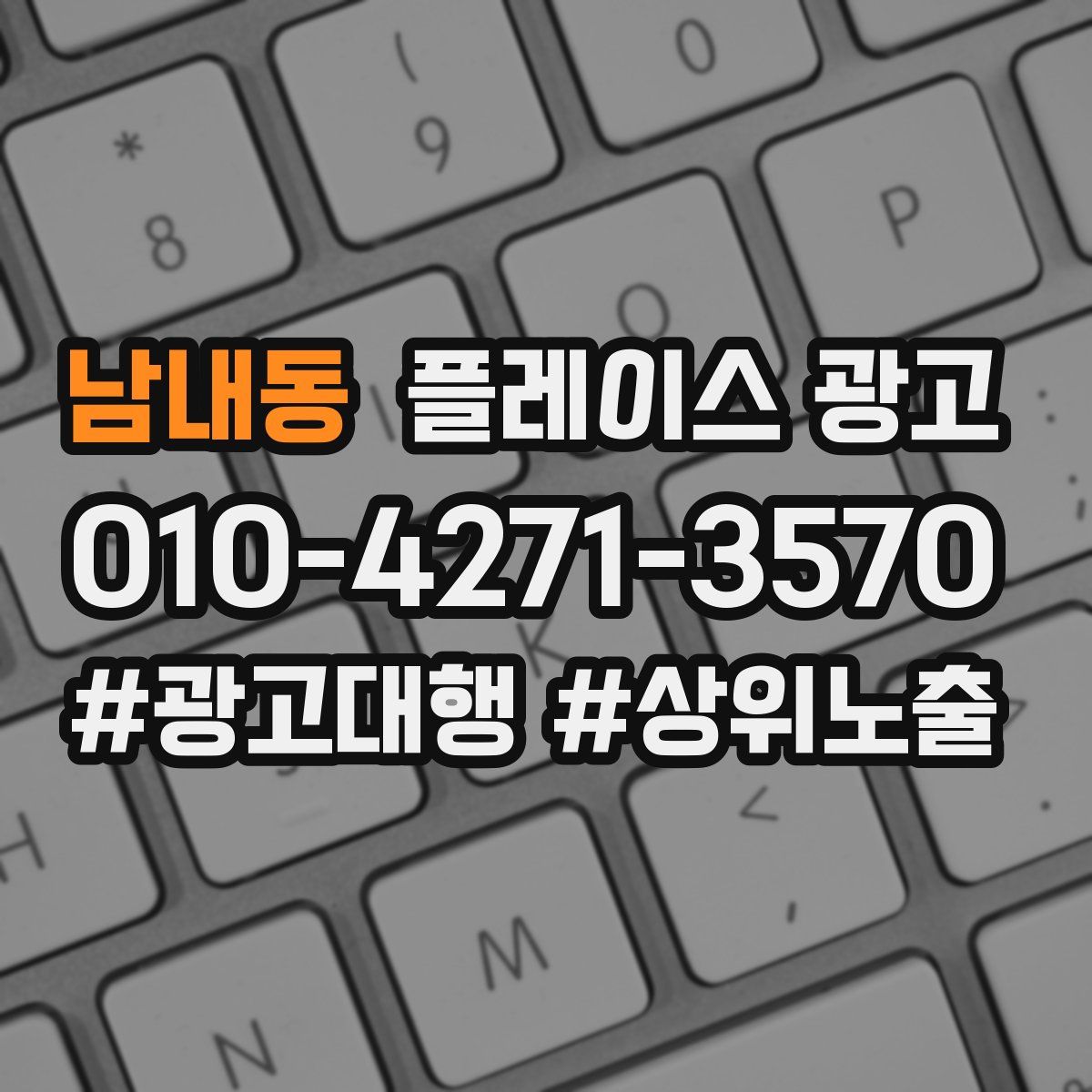 남내동 플레이스 광고