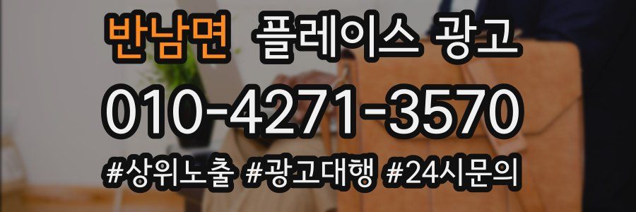 반남면 플레이스 광고