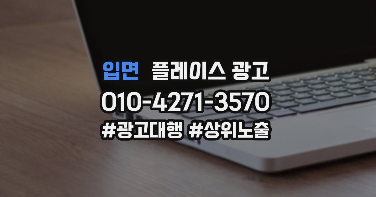 입면 플레이스 광고