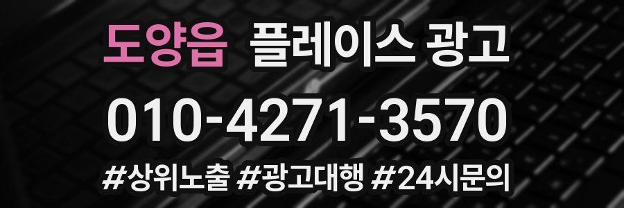 도양읍 플레이스 광고