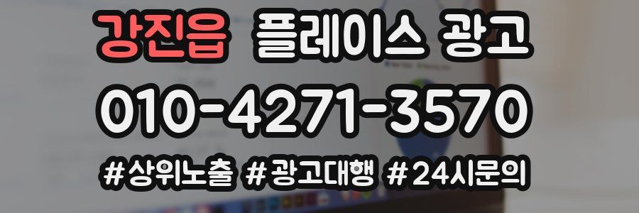 강진읍 플레이스 광고