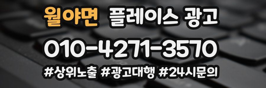 월야면 플레이스 광고