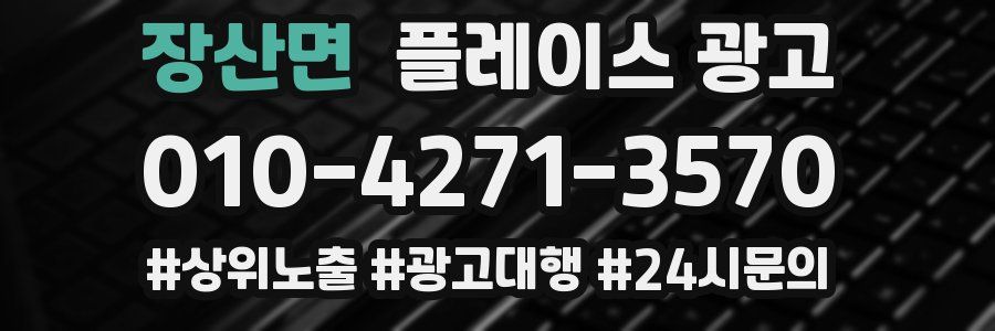장산면 플레이스 광고