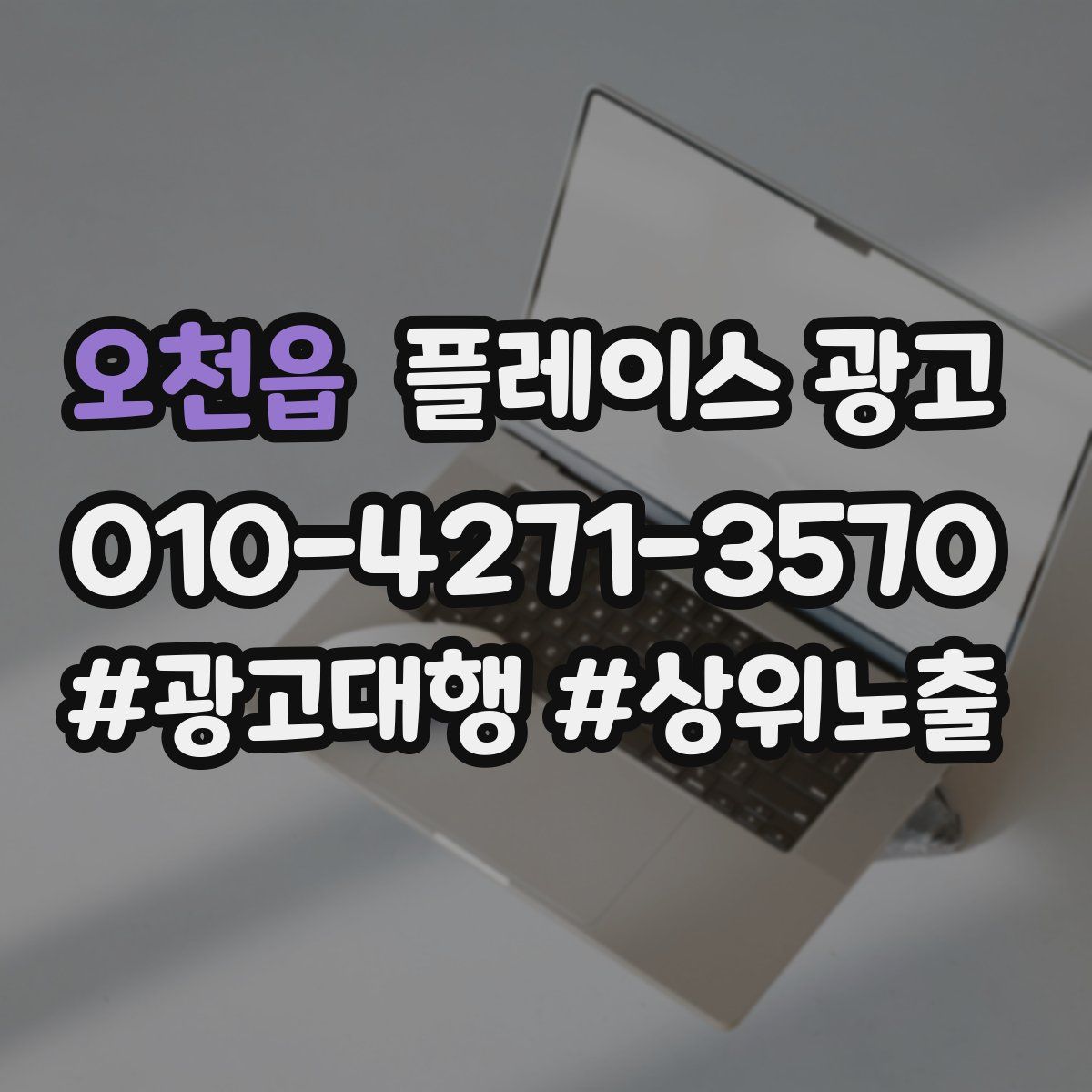 오천읍 플레이스 광고