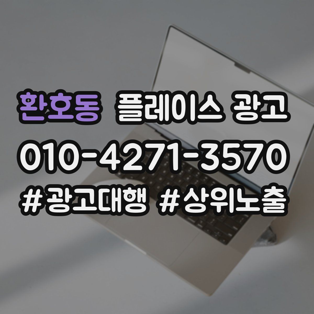 환호동 플레이스 광고