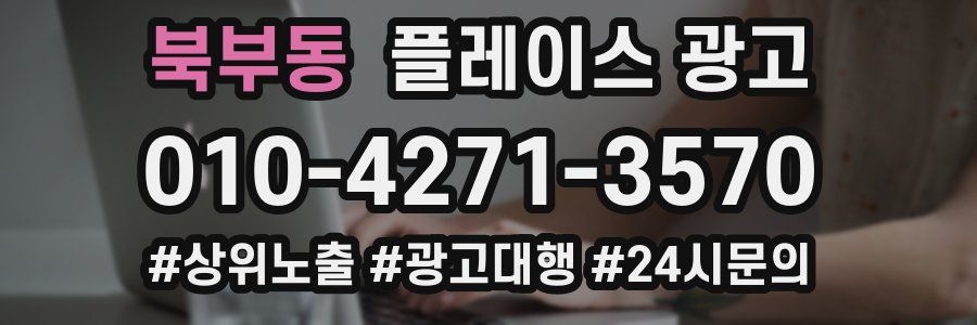 북부동 플레이스 광고