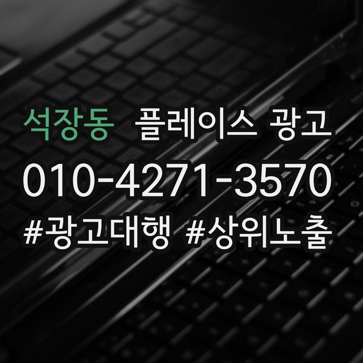 석장동 플레이스 광고