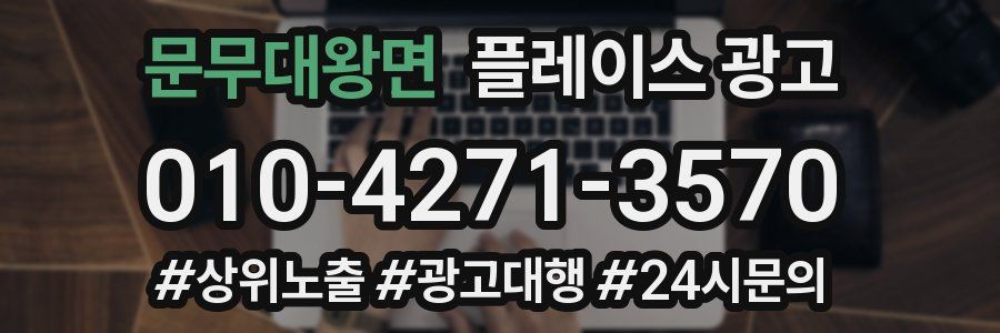 문무대왕면 플레이스 광고