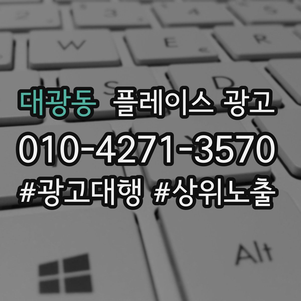 대광동 플레이스 광고