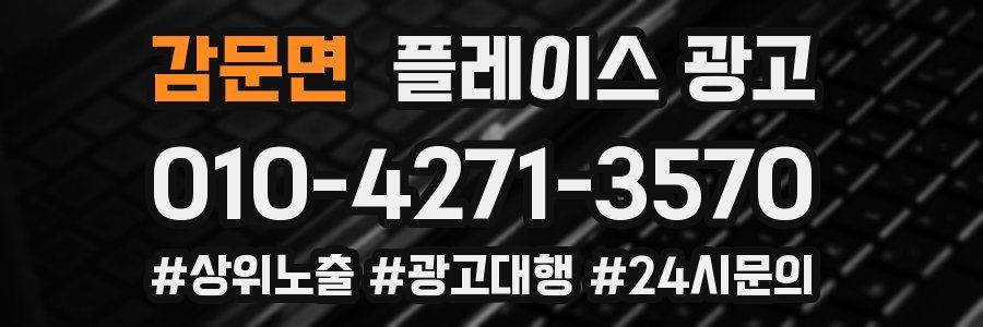 감문면 플레이스 광고