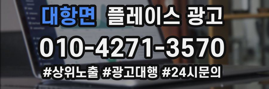 대항면 플레이스 광고