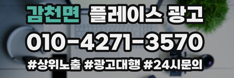 감천면 플레이스 광고