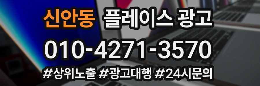 신안동 플레이스 광고
