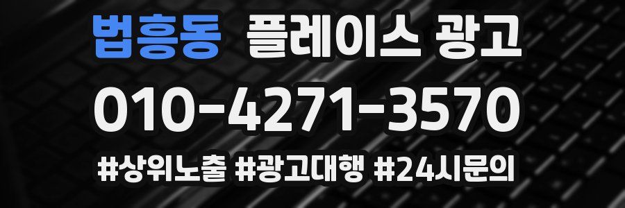 법흥동 플레이스 광고
