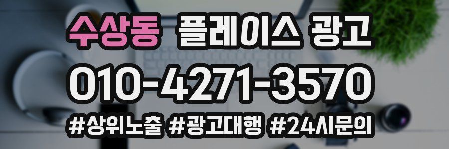 수상동 플레이스 광고
