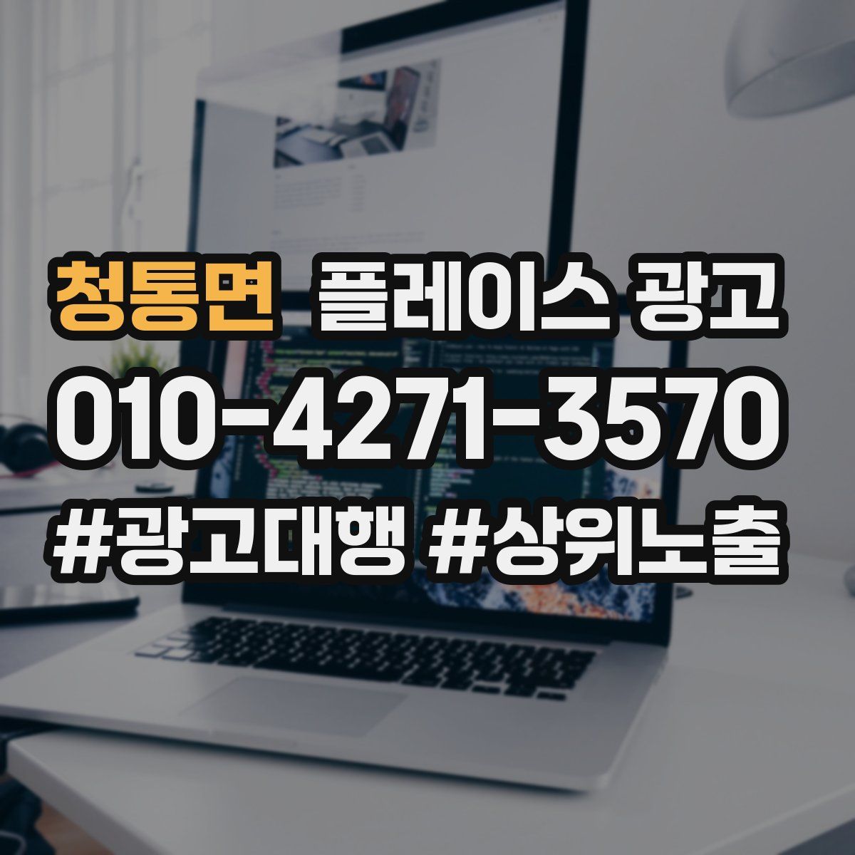 청통면 플레이스 광고