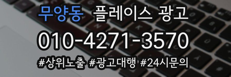 무양동 플레이스 광고