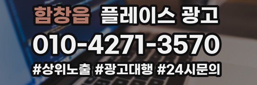 함창읍 플레이스 광고