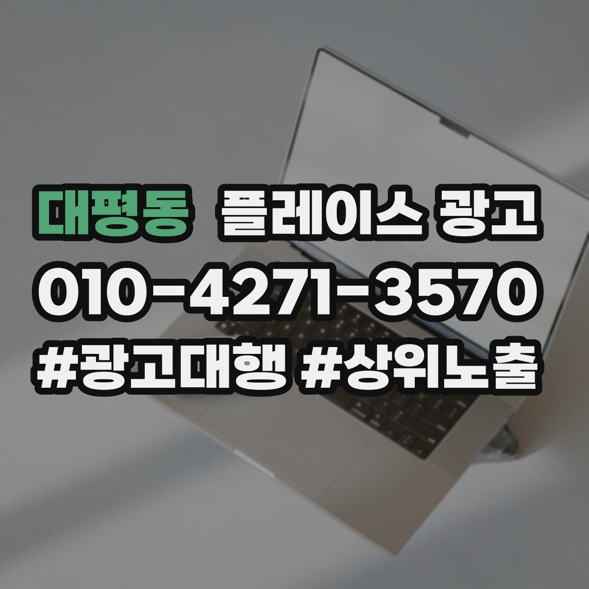 대평동 플레이스 광고