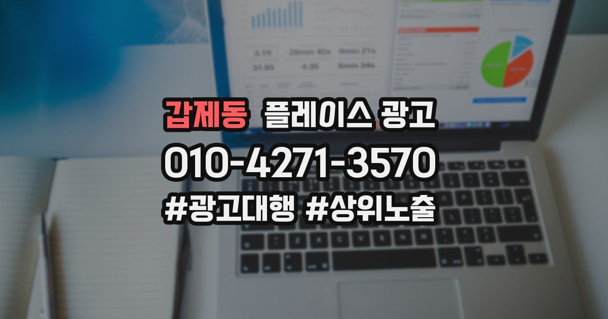 갑제동 플레이스 광고
