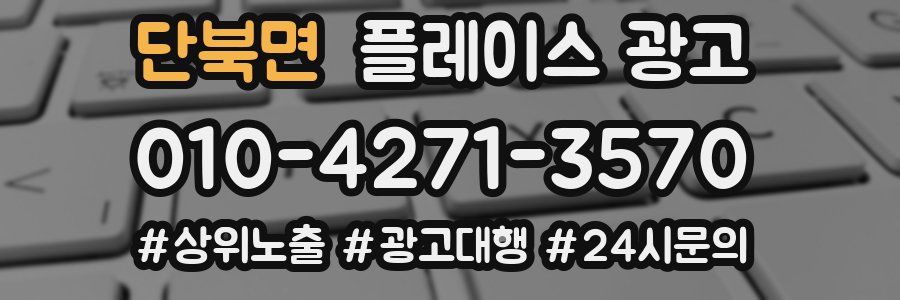 단북면 플레이스 광고