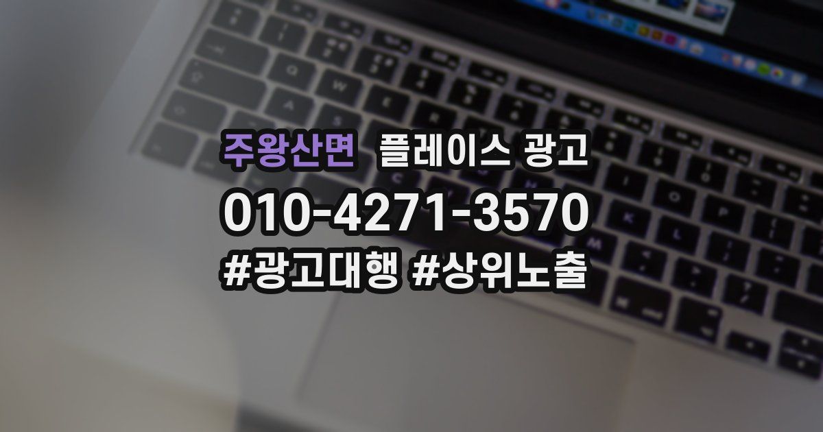 주왕산면 플레이스 광고