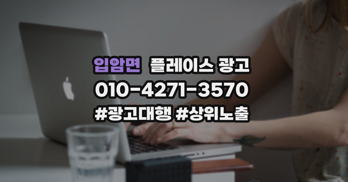 입암면 플레이스 광고