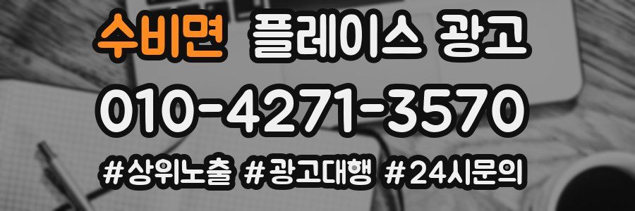 수비면 플레이스 광고
