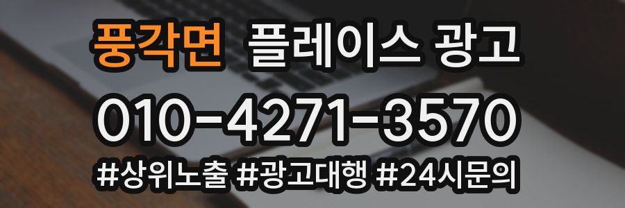 풍각면 플레이스 광고