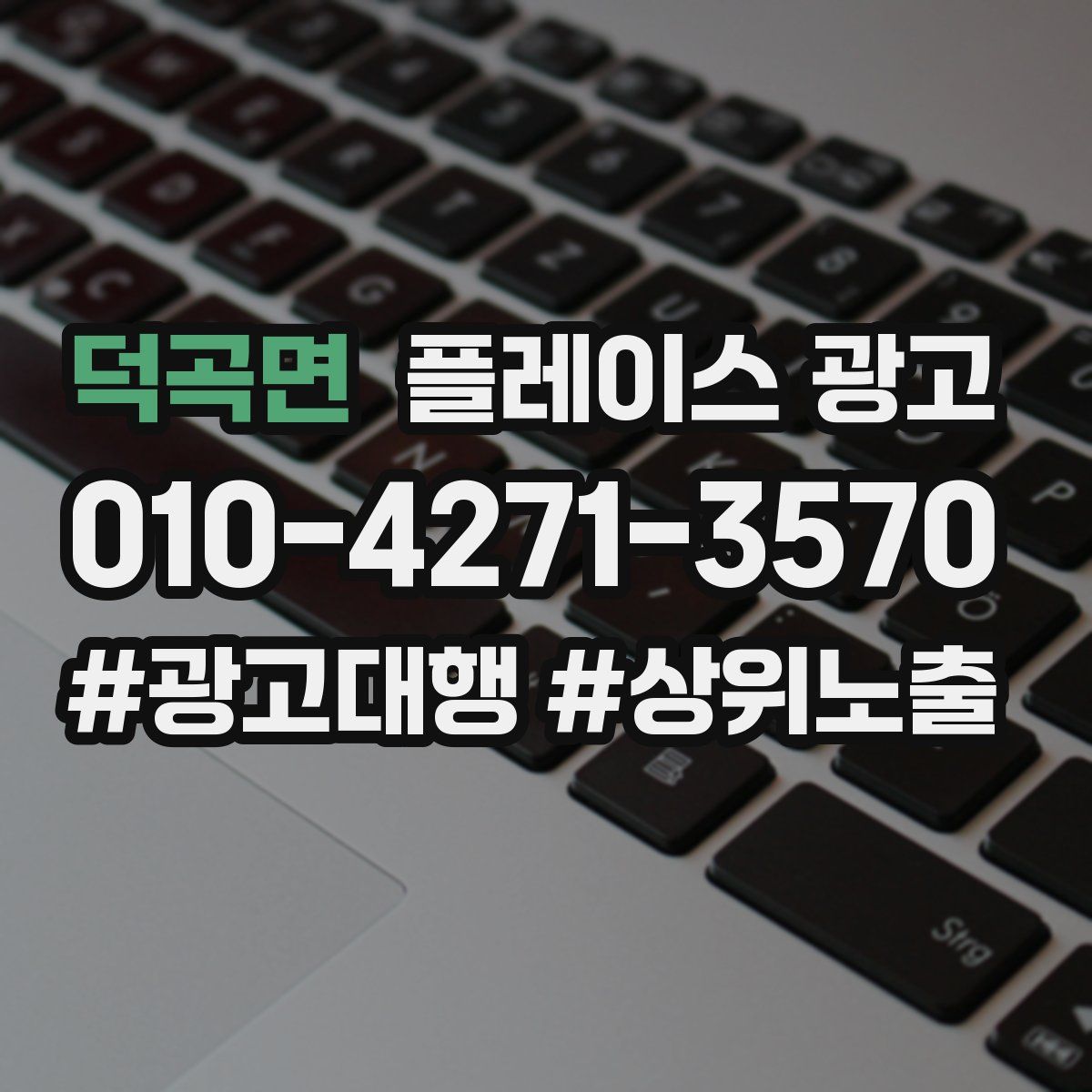 덕곡면 플레이스 광고