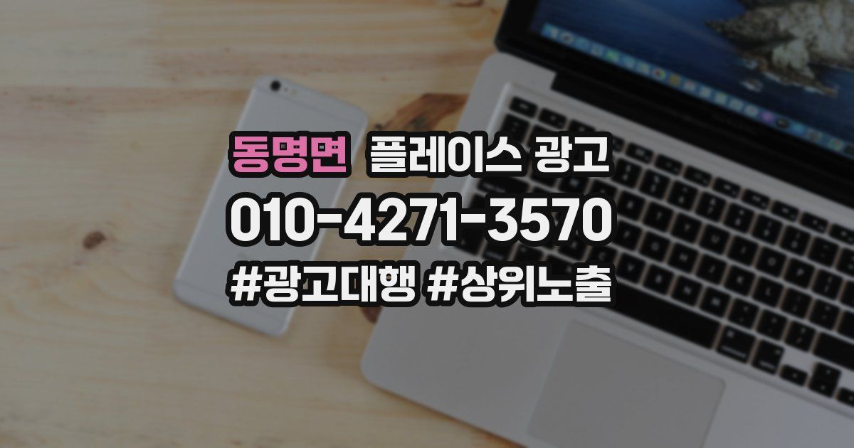 동명면 플레이스 광고